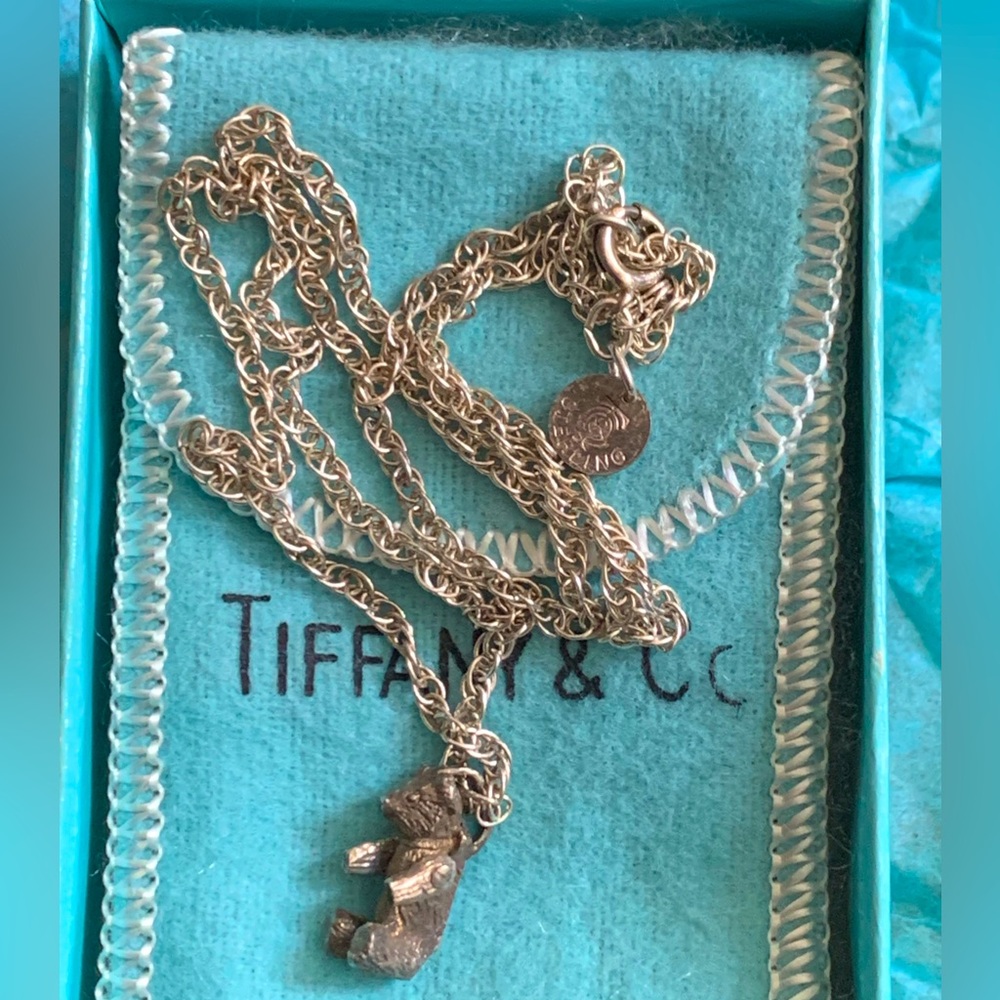 SOLD** Tiffany & Co 18” Swivel Arms Vintage Teddy Bear
